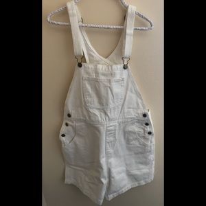 NWOT White Overalls